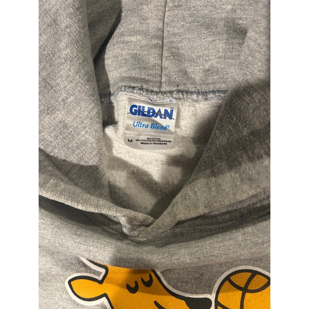 Milwaukee Bucks Deer Graphic Hoodie Sweatshirt Men's Size Medium Gray Gildan - Picture 5 of 5